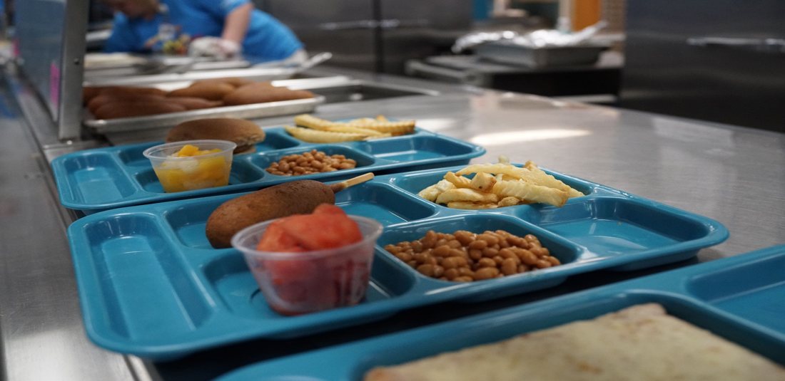 Application photograph from the Monnit School kitchen fridges & freezers guide